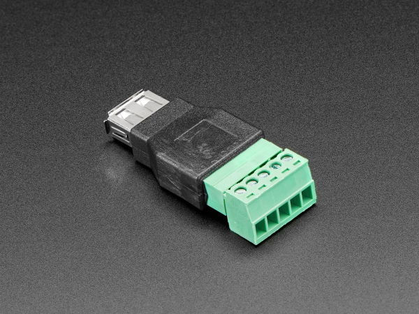 Conector USB-A Mama cu 5-pin Terminal Block [2]