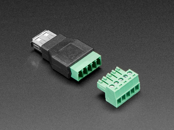 Conector USB-A Mama cu 5-pin Terminal Block [3]