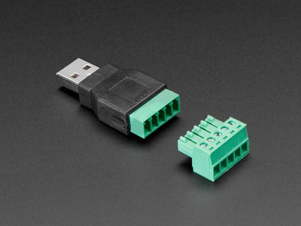 Conector USB-A Tata Plug cu 5-pin Terminal Block [4]
