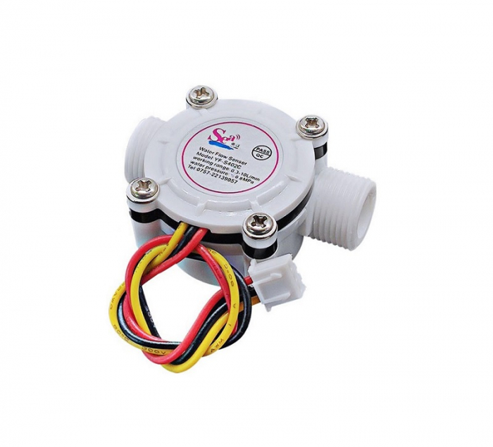 Senzor debit apa YF-S402C G3/8 0,3-10L/min 5-18V [2]