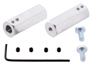 Sasiu - Adaptor pentru ax de 6mm la ax de 12mm. Lungime 35mm