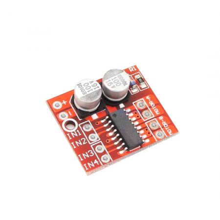 Mecanice - Modul de conducere a motoarelor DC MX1508 cu 2 canale, reglarea vitezei prin modularea latimii de impuls (PWM), dublu pod H pentru motoare cu pas de dimensiuni mini, mai bun decat L298.