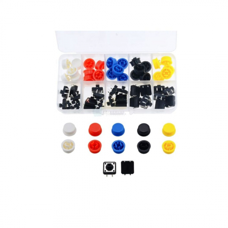 Componente - Kit 25 comutatoare tactile, de apasare
