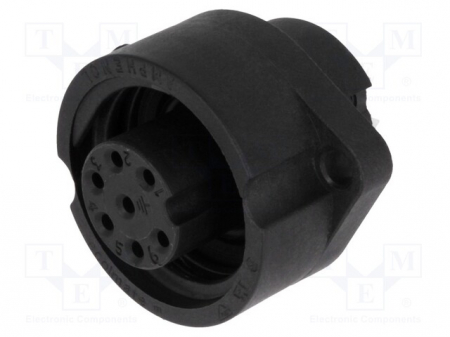 Import - Conector:circular;soclu;PIN:7;mamă;lipire;ECOMATE (C016)