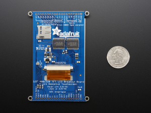 3.5" TFT 320x480 + Touchscreen Breakout Board w/MicroSD Socket - HXD8357D [3]