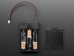 Suport pentru baterii 3xAA cu switch si clema curea [2]