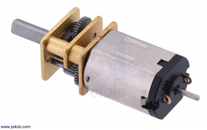 Motor electric micro metal 298:1 HPCB cu ax pentru encoder (Perii De Carbon) [0]