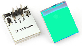 Butoane, Tastaturi - Modul Butoane Switch Capacitive HTTM Verde 2.7V-6V