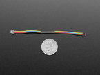 "STEMMA QT / Qwiic JST SH 4-pin Cable - 100mm Long " [1]