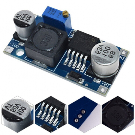 48V Modul Regulator Tensiune Ajustabil DC-DC LM2596HVS, Intrare 4.5-60V [2]