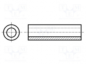 Suruburi, Piulite, Conectare - Set Distantiere 3.2mm (10 bucati)