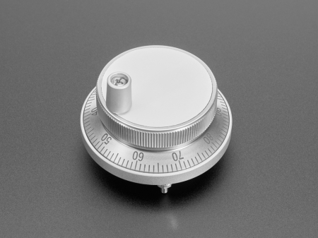 Butoane, Tastaturi - CNC Rotary Encoder - 100 Pulses per Rotation - 60mm Silver
