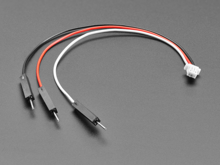 Cabluri - JST SH Compatible 1mm Pitch 3 Pin to Premium Male Headers Cable - 100mm long