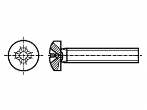 Mecanice - Surub otel 4mm X 60mm (1 buc)