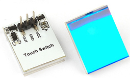 Butoane, Tastaturi - Modul Butoane Switch Capacitive HTTM Albastru 2.7V-6V