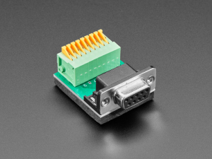 Conectori - Adaptor priza DE-9 (DB-9) mama la bloc terminal cu arc