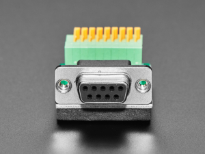 Adaptor priza DE-9 (DB-9) mama la bloc terminal cu arc [2]