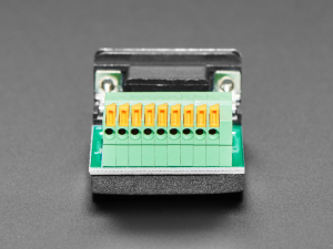 Adaptor priza DE-9 (DB-9) mama la bloc terminal cu arc [3]