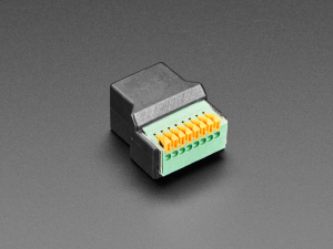 Adaptor priza RJ-45 Ethernet mama la bloc terminal cu arc [1]