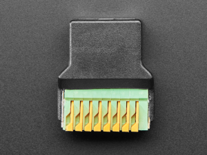 Adaptor priza RJ-45 Ethernet mama la bloc terminal cu arc [2]