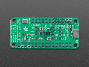 IMU 9-DoF Adafruit ISM330DHCX + LIS3MDL FeatherWing [1]