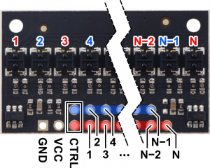 Pololu QTRX-HD-31A bara 31 senzori linie analogici [3]