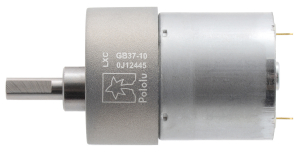Pololu motor electric metalic, 10:1, 37Dx50L, 12V, pinion elicoidal [1]
