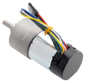 Pololu motor electric metalic 24V, 150:1, 37Dx73L, pinion elicoidal, encoder [2]