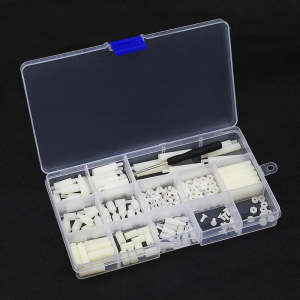Accesorii - Set suruburi albe din nailon pentru Raspberry Pi