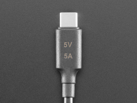 Cablu USB Type C 3.1 PD la Jack cilindric de 5.5mm - Iesire 5V 5A - Lungime 1.2m cu E-Mark [2]