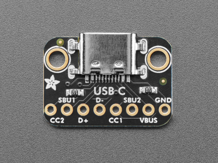 Adafruit Placa Breakout USB Type C Ingropat - Conexiune Downstream [2]