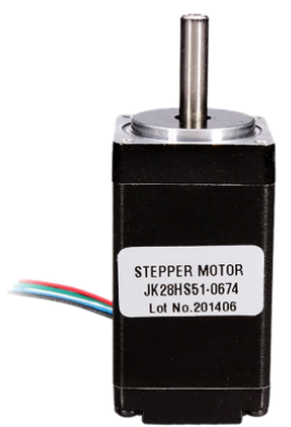 Stepper - Motor Pas cu Pas NEMA11 JK28HS51-0674 cu Cablu de 300MM Ax Rotund 1.8