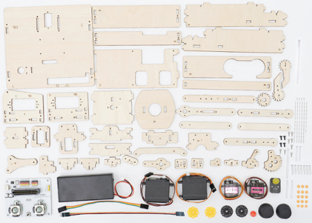 Fara Categorie - Kit Brat Robotic Inteligent Hello STEM HS-A02 cu Card U+