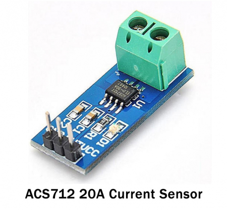 Curent - Modul senzor de curent ACS712 cu interval de 20A