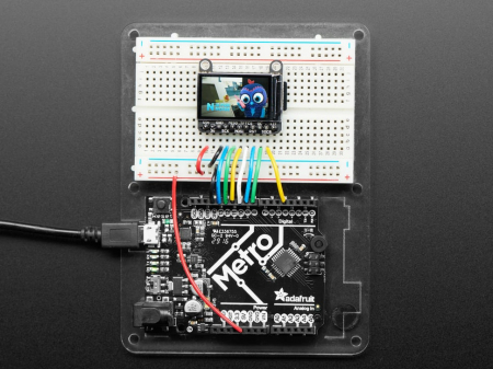 Adafruit 1.14" 240x135 Color TFT Display + MicroSD Card Breakout - ST7789 [1]