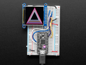 Display TFT LCD Adafruit ST7789 de 1.54", 240x240 pixeli,  slot microSD [5]