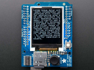 Shield LCD color 1.8'' TFT cu microSD si joystick [1]