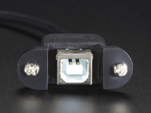 Adafruit cablu USB B mama la micro-B tata cu montaj la panou [1]