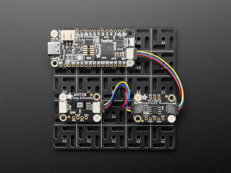 Conectori - Adafruit Grila de Montare Spirale din Aluminiu pentru PCB-uri cu Spatiere de 0.1 inch - 5x5 1