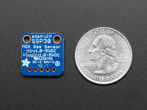 Senzor de masurarea calitatii aerului Adafruit SGP30  - VOC si eCO2 [1]