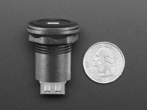 Adaptor jack micro USB B la priza USB A cu montaj la panou [3]