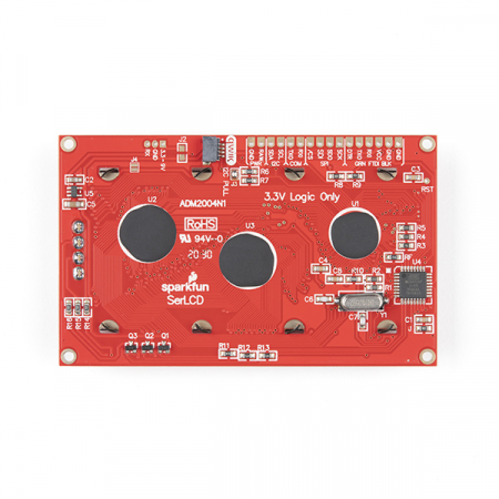 Afisaj SparkFun 20x4 SerLCD - RGB Backlight (Qwiic) [3]