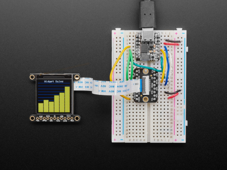 Afisaj TFT LCD Adafruit 3.3cm, 240x240, MicroSD - ST7789 [10]