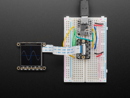 Afisaj TFT LCD Adafruit 3.3cm, 240x240, MicroSD - ST7789 [9]