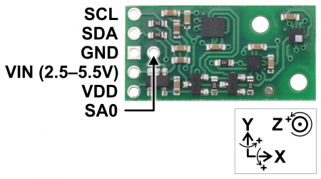 AltIMU-10 v6 Gyro, Accelerometer, Compass, and Altimeter (LSM6DSO, LIS3MDL, and LPS22DF Carrier) [3]