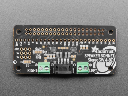 Audio - Amplificator  I2S 3W Stereo  Bonnet pentru Raspberry Pi - Mini Kit