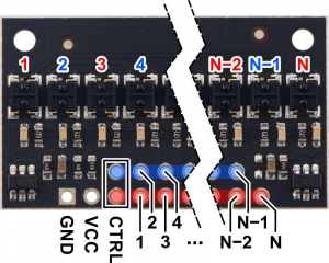 Bara senzori linie digitali 25 QTRX-HD-25RC [4]