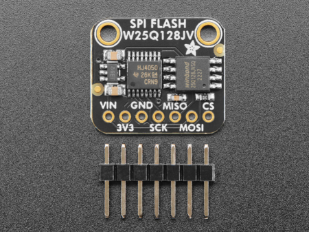 Breakout Adafruit SPI FLASH - W25Q128 - 128 Mb/16 MB [1]