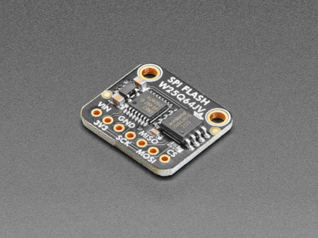 Datalogger - Breakout Adafruit SPI FLASH - W25Q64 - 64 Mb/8 MB