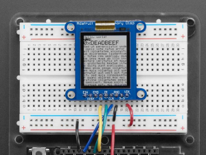 LCD - Breakout afisaj LCD SHARP monocromatic, de 1.3 inch, cu memorie